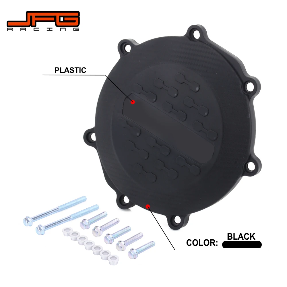 

Motorcycle Plastic Clutch Cover Guard Protector For YAMAHA YZF450 YZ450F 2010-2017 WR450F YZ450FX 2016-2017 Dirt Bike Motocross