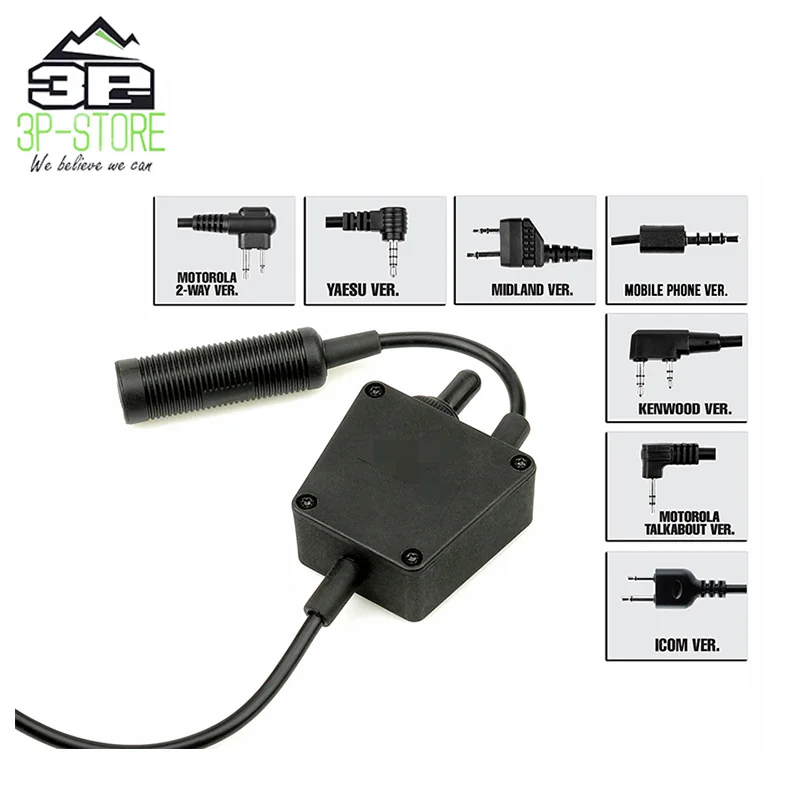 Tea E-Switch Tactical PTT Z-tactical airsoft гарнитура ptt WZ122 | Спорт и развлечения