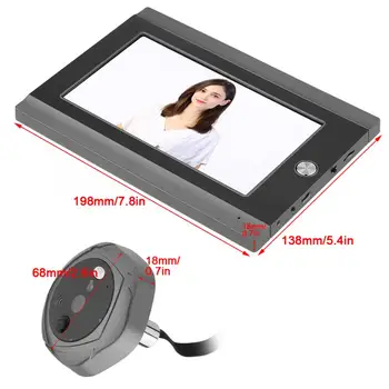 

doorbell 7" Inch Wired Wifi IP Video Door Phone Doorbell Intercom Entry System Remote APP doorbell