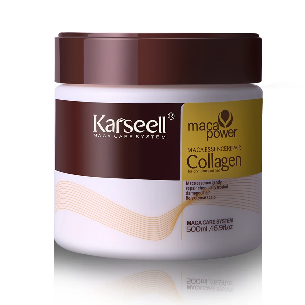 Karseell кератиновая профессиональная маска для лечения волос ремонт поврежденных сухих волос тонизирующий Кератиновый Уход за волосами и кожей головы