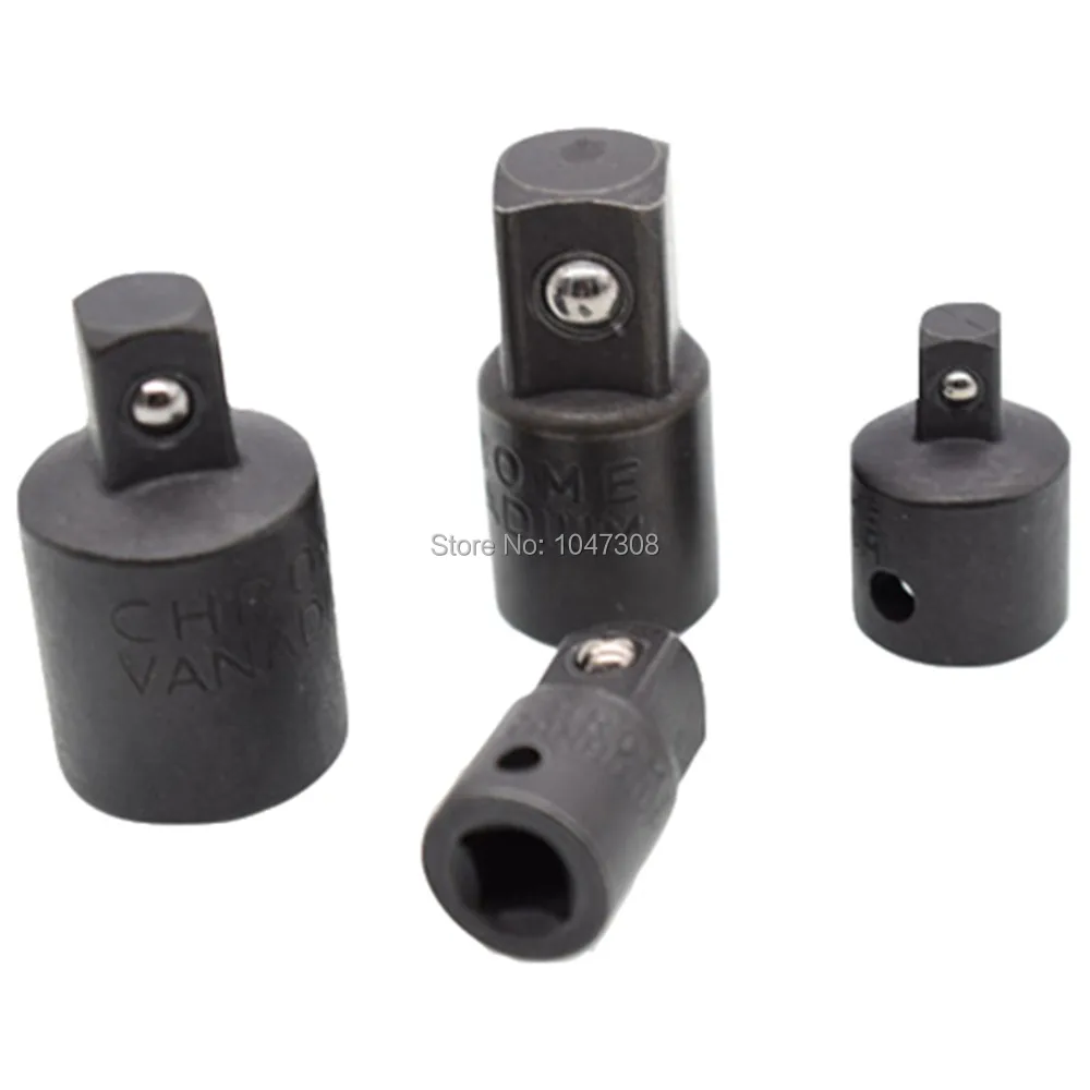 

4pcs Impact Socket Adaptor Step Up Step Down Adapter Socket Converter Reducer for Mechanics Engineers Carpenter DIY Enthusiasts
