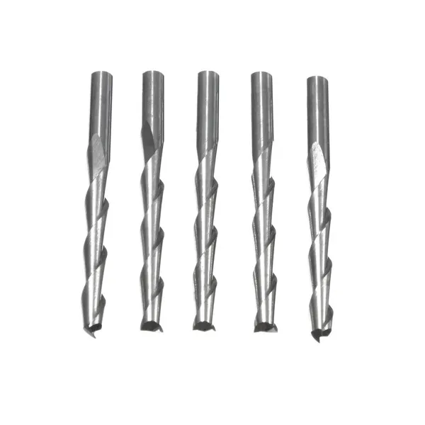 

1PC 3.175mm Carbide CNC 2 Flute Spiral Bits End Mill Router 22mm CEL applicable to Acrylic PVC High Density Board 2016