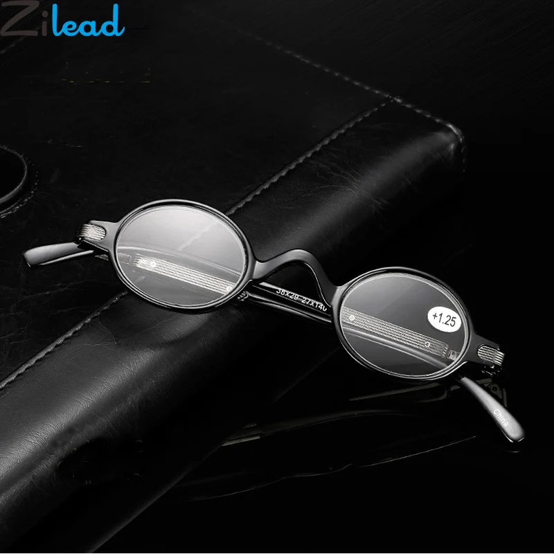 

Zilead Metal Round Small Frame Reading Glasses Men Business Clear Lens Presbyopic Glasses Hyperopia Eyewear Glasses For Elder