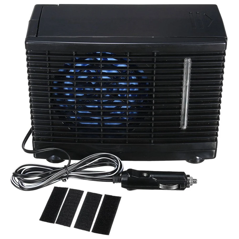 

Mini Air Conditioner Air Cooler With Fan 12V Speed Adjustable Radiator With Cigarette Lighter Adapter For Car Vehicle Truck