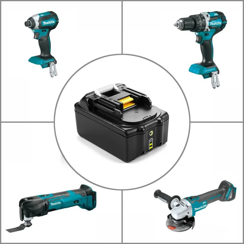 5000 мА/ч BL1850 Li Ion Батарея пакетов Замена для Makita 18 V BL1840 BL1830 Мощность инструмент