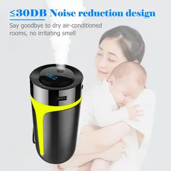 

Car Air Humidifier Aroma Air Purifier Aromatherapy Essential Bluetooth Handsfree Kit FM Transmitter MP3 Player Maker Fog Wetter
