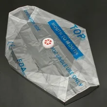 Горячая 2 шт CPR лицевой щит реаниматор изолирующая маска брелок кольцо аварийное спасение первой помощи лицевой щит маска