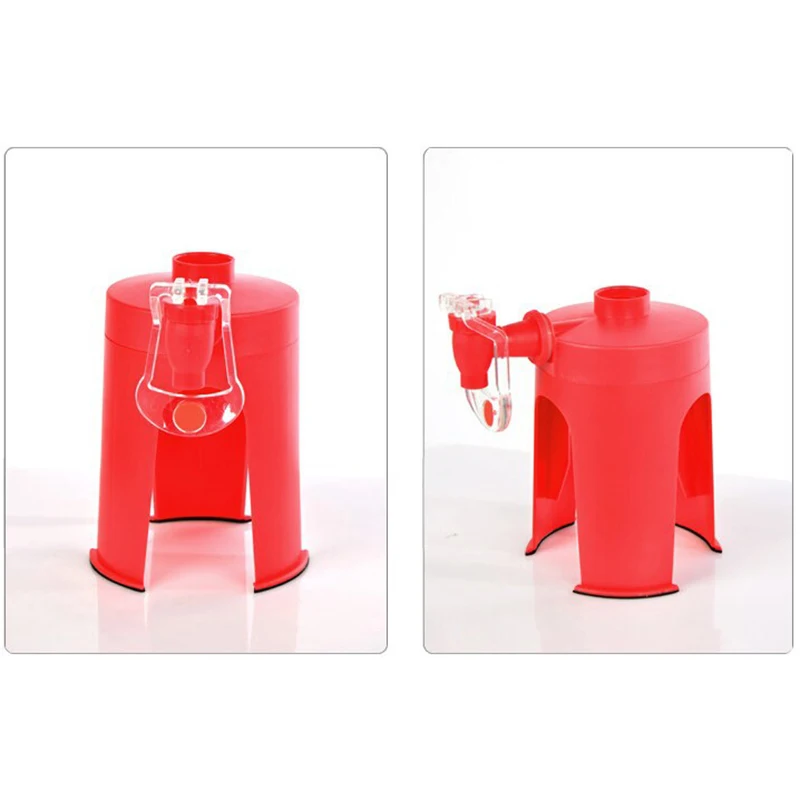 Plastic Mini Hand Pressure Type Inverted Drinking Fountain Coke Bottle Pump To Water Drinking Water Dispenser