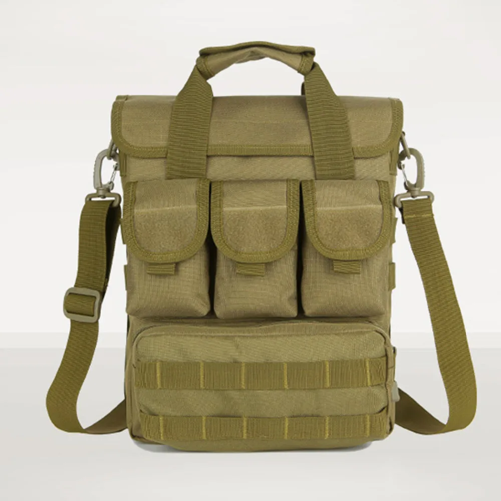 High Quality 1000D Nylon Sling Shoulder Cross Body bags Travel Male Military Laptop Brand Famous ...