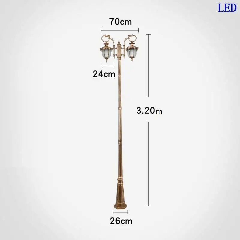Iluminador Jardin Lampione Giardino лампа Ogrodowe Lampadaire уличный светильник внешний светодиодный