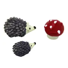 3 шт Сад миниатюрные украшения Смола смешной мягкий милый мультфильм сад кукла микро Пейзаж украшения Ландшафтный Миниатюрный