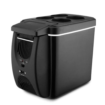 

Car Refrigerator 6L Freezer Two Type Electrical Cooler Heater for Travel Hiking Camping Outdoor Dual-use Icebox Auto Fridge