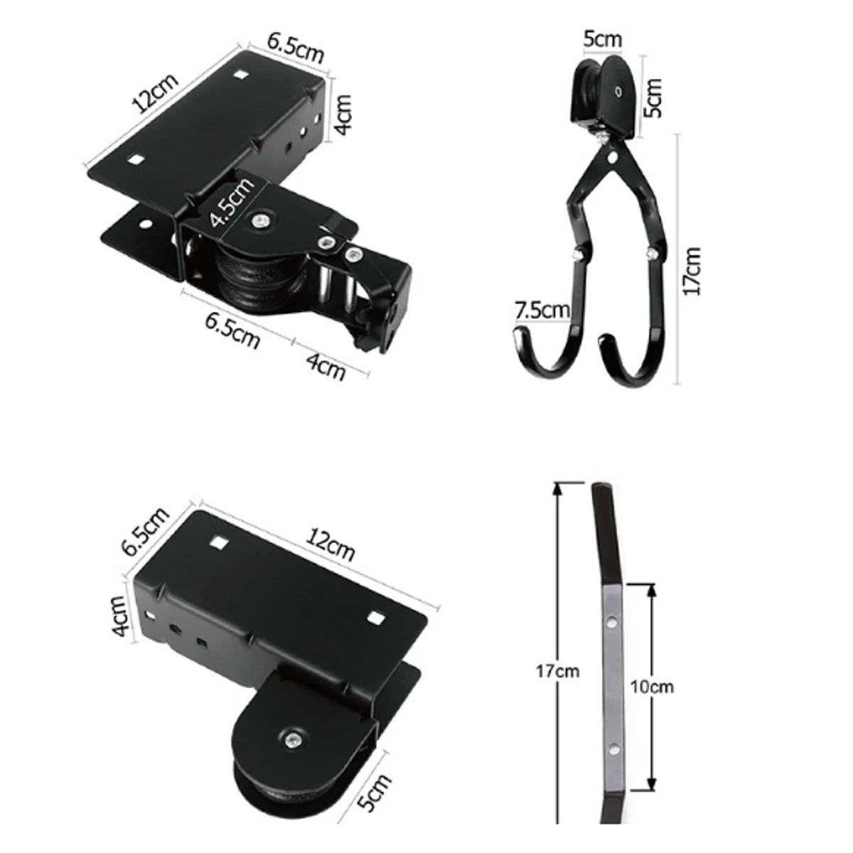 1set Canoe Boat Kayak Hoist Bike Lift Pulley System Kit Garage