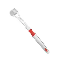 3-сторонняя Toothbrushs на очень тонком каблуке Мягкая зубная щетка со щетиной для детей(красный