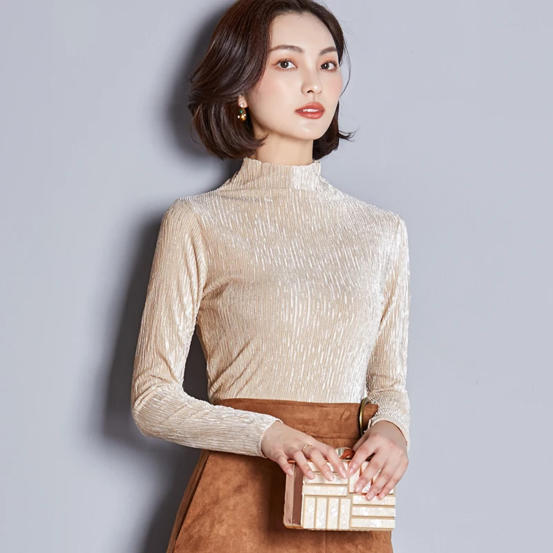 Office Lady Mesh Fabric tshirt New Spring Fashion Pure Color Bright Mesh Top Female Sexy T-shirt M-XXXL Office Lady Mesh Fabric tshirt New Spring Fashion Pure Color Bright Mesh Top Female Sexy T-shirt M-XXXL