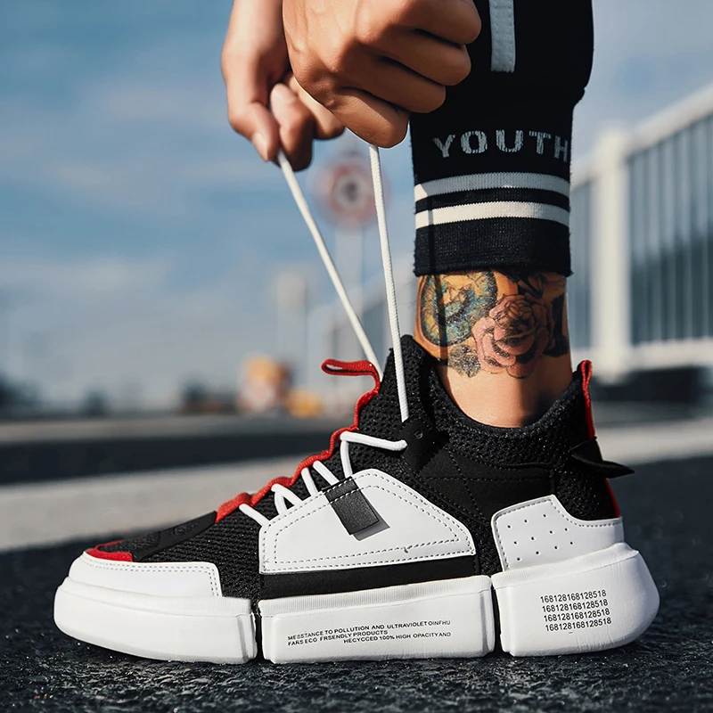 الرجال حذاء كاجوال تنيس Masculino أحذية تنفس الذكور أحذية Zapatos هومبر Sapatos الرجال الشقق في الهواء الطلق أحذية رياضية الرجال