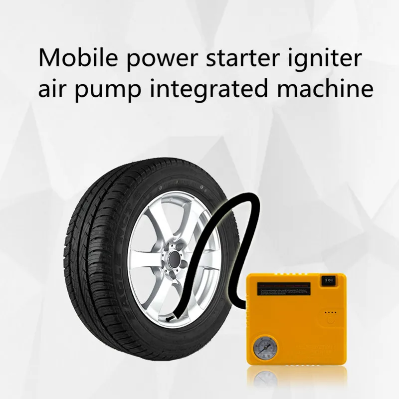 Портативный автомобильный стартер Power Bank 12V Booster 600A пиковое автомобильное