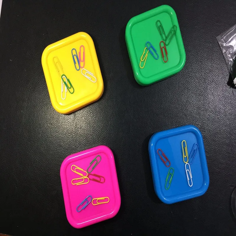

1PC Square Magnet Storage Box Multicolor Sewing Needle Pins Storage DIY Sewing Tools Boxes Drop Shipping
