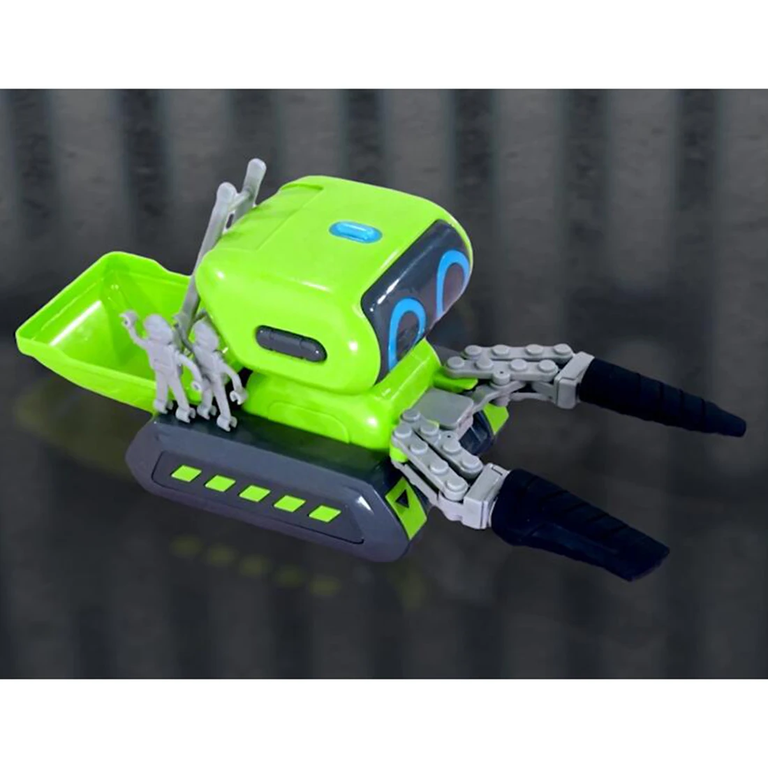 MODIKER High Tech Smart Programming RC Robot Engineering Forklift RC Indoor Toy  Light and Music for Children Programmable Toy