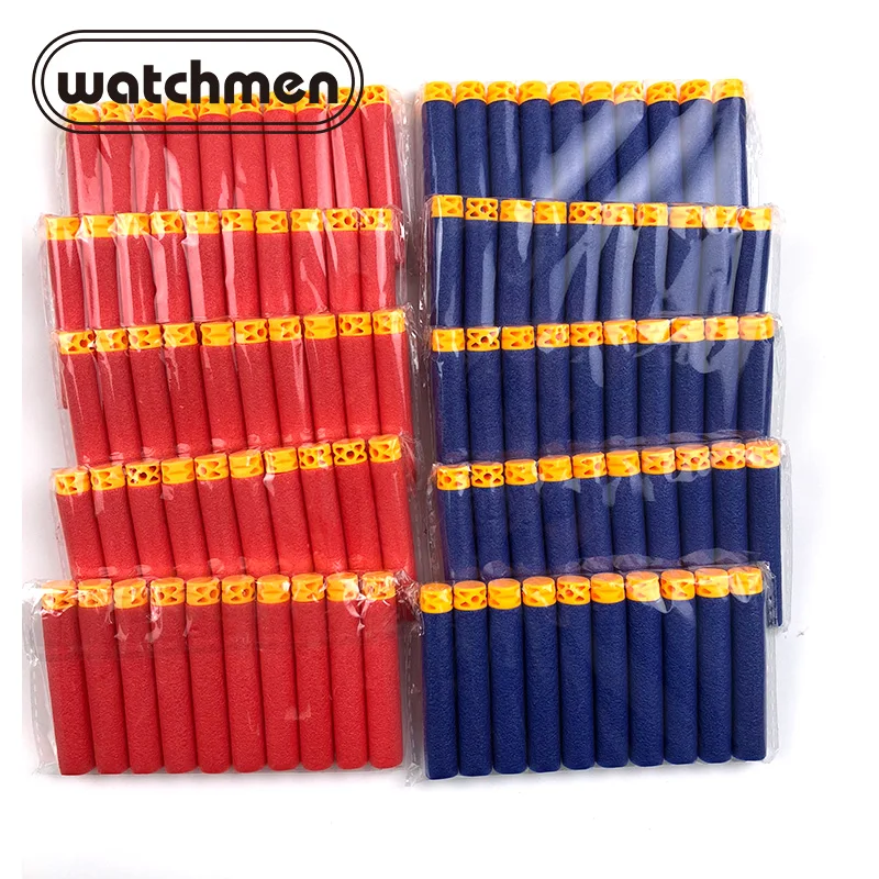 

100PCS For Nerf bullets 7.2cm For Nerf Children Kids Tactical Waistcoat Ammo Holder N-Strike Elite Pistol Bullets Toy Clip Darts