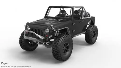 Капо 1/8 RC гоночный JKMAX металлический Рок Гусеничный автомобильный комплект