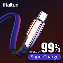 IHaitun 5A usb type-C кабель для huawei P30 Pro USB 3,1 Quick 3,0 Шнур зарядное устройство для телефона для iPhone XS провод для зарядки Redmi Note 7 K20