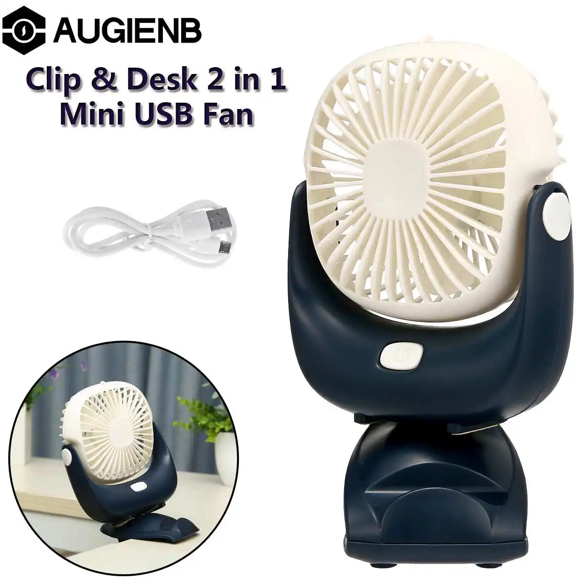 

Windable Handheld Fan With Rechargeable Battery 3 Speed Mini USB Fan Mute For Child Student Dormitory Baby Stroller