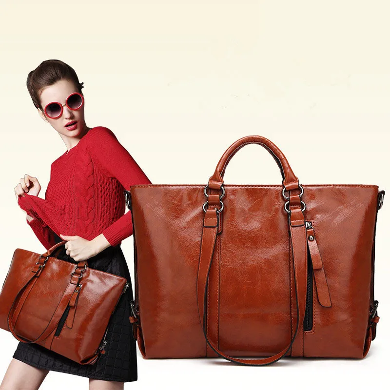 Бренд из натуральной кожи большой ёмкость сумки, повседневные торбы для женщин сумки на плечо для Feminina курьерские сумки Bolsa карман