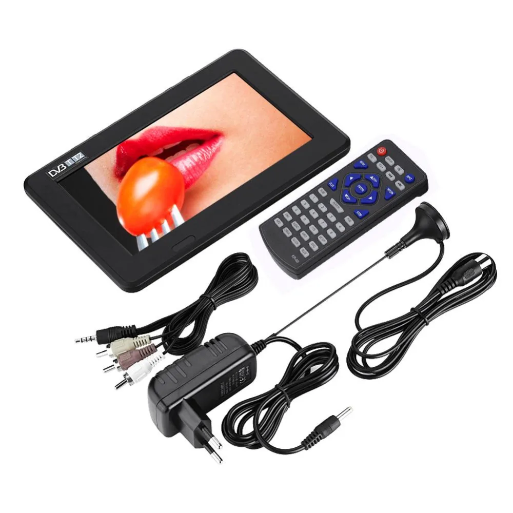 Leadstar Digital HD tv 800x480 7 дюймов DVB-T2 ТВ и аналоговый телевизионный ресивер Поддержка tf-карты USB DVB-T tv