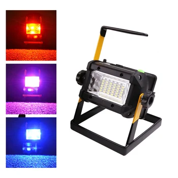 

50W 36LED Light Lamp Portable LED Flood Spot Work Light Outdoor Camping Lamp Waterproof 3 Modes Floodlights