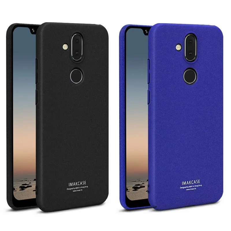 

IMAK for Nokia X7 Case Cowboy Phone Stand Matte Hard PC Back Cover Case for Nokia X7/Nokia 8.1