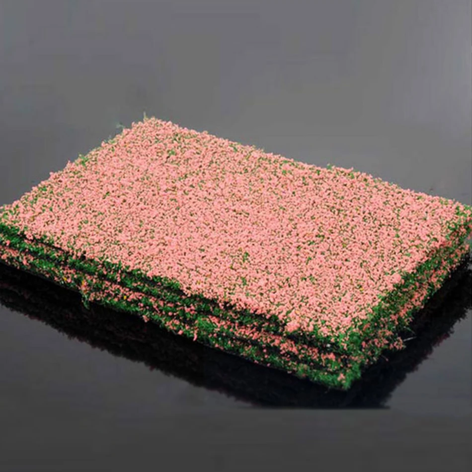 30*20*0,5 см DIY модель местности дерн песок стол материал модели здания пейзаж цветочный луг многоцветные