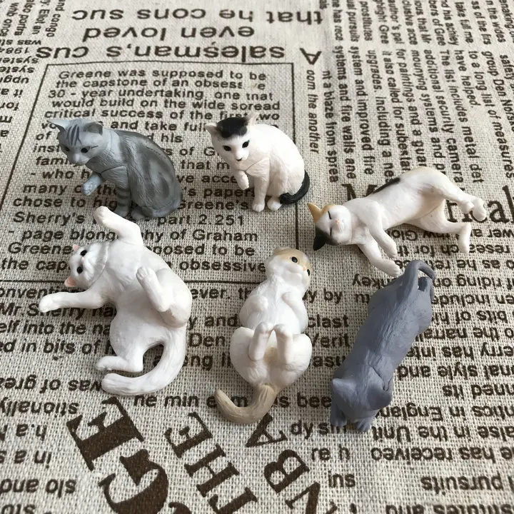 

Die Casting Resin Creates Desktop Real Kitty Silver Real Kitten Desktop Furniture Display Instead of Using Kitty Gashapon