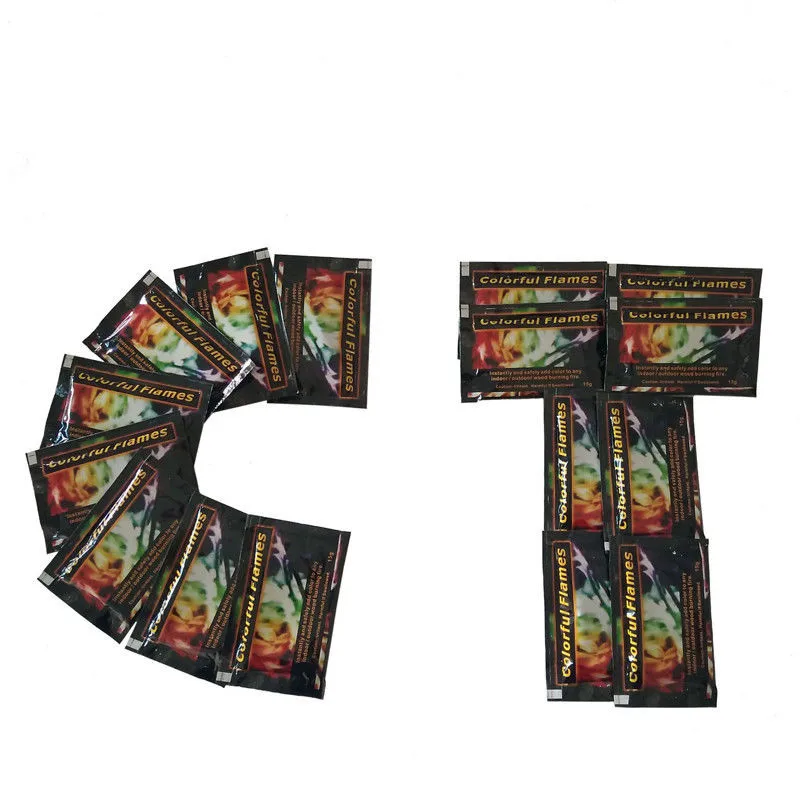 

Fire Powder 10g Sachets Magic Flame Dust Colour Summer Firepit Atmosphere