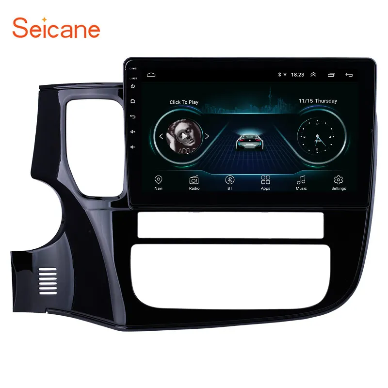 Seicane 2din Android 9 1 Автомобильный мультимедийный плеер для 2014 2015 2016 2017 Mitsubishi OUTLANDER GPS