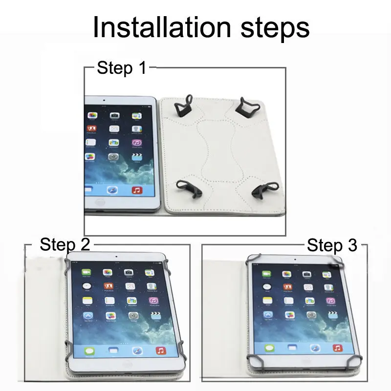 Универсальный чехол для планшетов iPad 9 7 10 1 дюймов из искусственной кожи