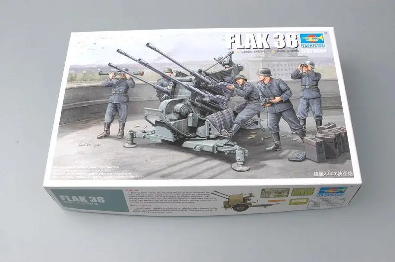 Немецкий Flak 38 Trumpeter 1/35 02309 | Игрушки и хобби