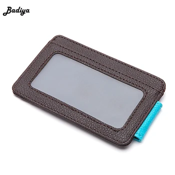 

Solid Men Slim Short Wallet Matte PU Leather ID Credit Card Holder Pocket Coin Purse Driver License Case Male