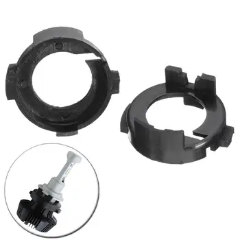 

2x H7 LED Headlight Adapter Holder Retainer Socket LED Bulb Base For Kia Forte Koup 2014-2016 Rio 2012-2017