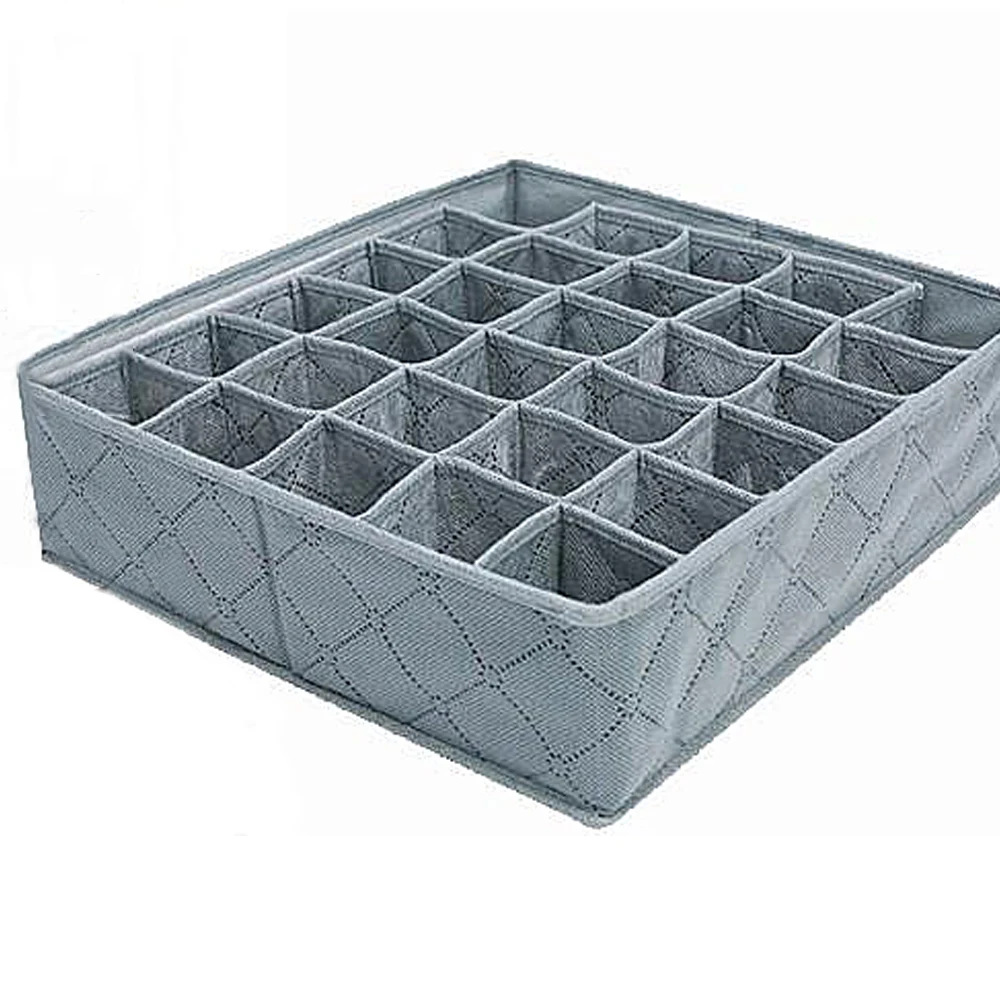Home Flodable Non-woven Fabric Underwear Socks Drawer Organizers with 30 Grids/Cells Wardrobe Save Space Storage Box Cases Home Flodable Non-woven Fabric Underwear Socks Drawer Organizers with 30 Grids/Cells Wardrobe Save Space Storage Box Cases