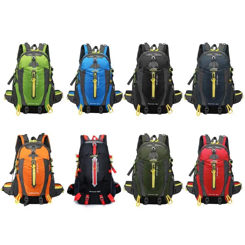 

40L Waterproof Tactical Backpack Hiking Bag Cycling Climbing Backpack Laptop Rucksack Travel Outdoor Bags Men Women Sports Bag