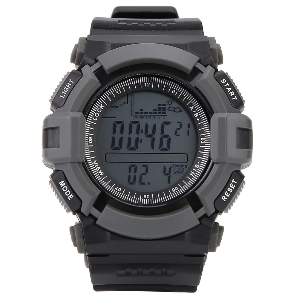

Men Outdoor Fishing Mountaineering Multi-functional Barometer Altimeter Thermometer Smart Fishing Air Pressure Weather Forecast