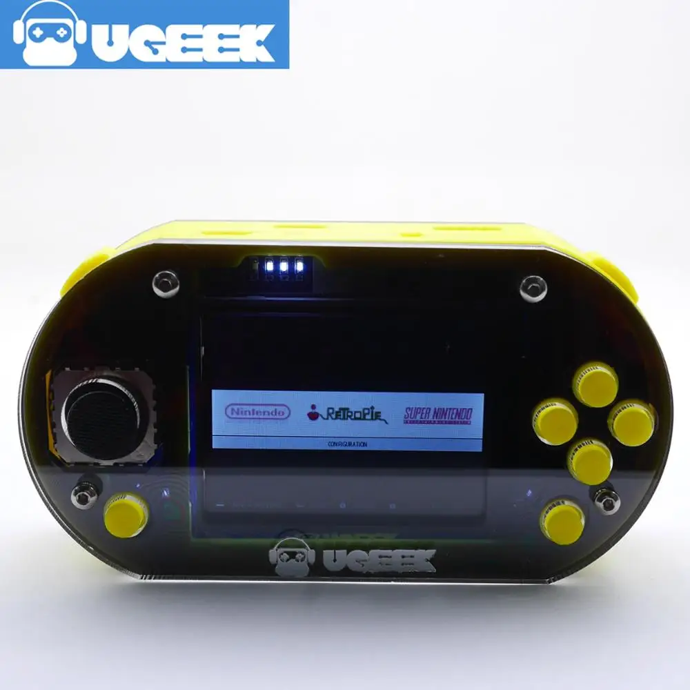 GameDucky | Игровой плеер UGEEK Raspberry Pi Zero/w Портативный Retropie Аккумулятор 18650 Игровая