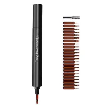 

Rechargeable Electric Screwdriver Set Mini Multi-Functional Repair Tool Screwdriver +24 Screwdriver Bits
