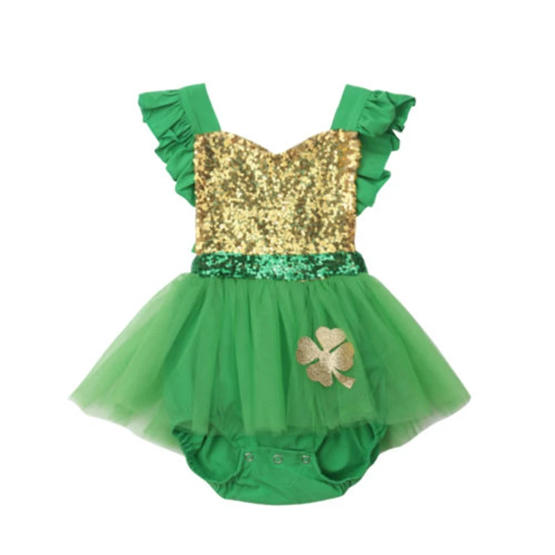 

Newborn Baby Girls Romper Tulle Body suit Suits Jumpsuit Sunsuit Clothes Outfits 0-24M