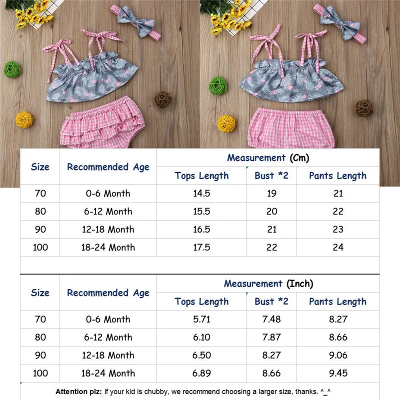 0-24 м новорожденных Kdis для маленьких девочек одежда с принтом "фламинго" комплект Boh пляж летний укороченный топ и шорты с оборками комплект милые Плайя наряды