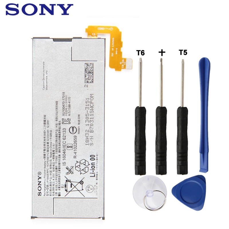 Sony Original Replacement Phone Battery For SONY Xperia XZ Premium G8142 LIP1642ERPC Authenic Rechargeable Battery 3230mAh Sony Original Replacement Phone Battery For SONY Xperia XZ Premium G8142 LIP1642ERPC Authenic Rechargeable Battery 3230mAh