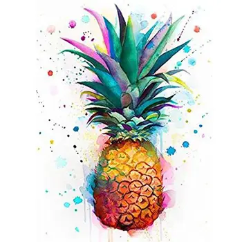 

CNIM Hot Pineapple Diamond Painting Full Drill 5D Diy Rhinestone Embroidery Kit 30x40Cm