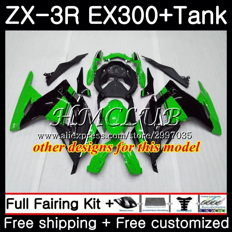 Инъекции для KAWASAKI NINJA EX 300 ZX 3R 300R 2013 2014 2015 47HC. 0 ZX3R EX300 ZX300R 13 14 15 обтекатель OEM