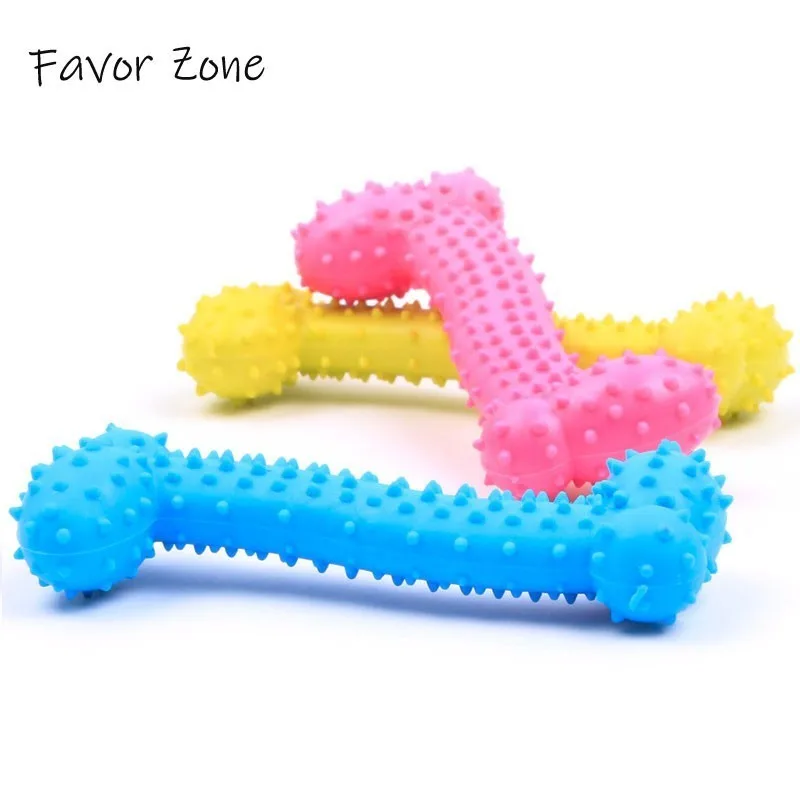 

New Dog Toys Rubber Chew Durable Bone Puppy Interactive Toys Teeth Training Cleaning Molar Toy Non-toxic Kitten Dog Accessories